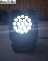19x10W  led wash moving head with ZOOM