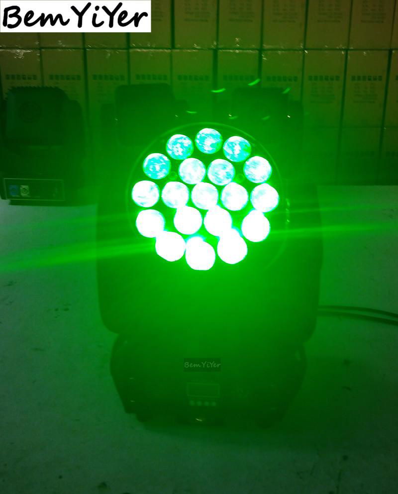 19x10W  led wash moving head with ZOOM 5