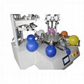  Automatical two colors Ball screen printing Machine 7