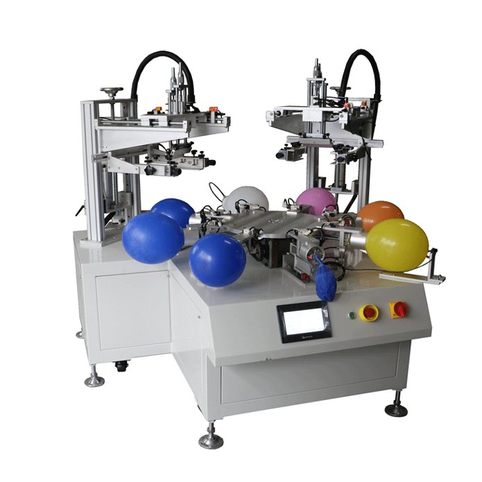  Automatical two colors Ball screen printing Machine