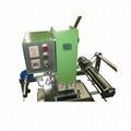 Leather paper plastics 4 tons pressure Manual Hot stamping machine 4