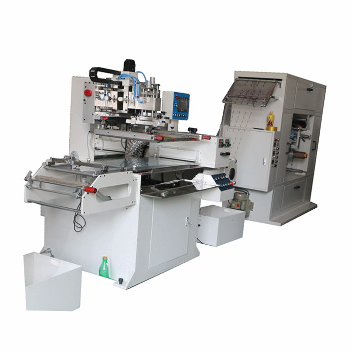 Automatically label  screen printing machine 5