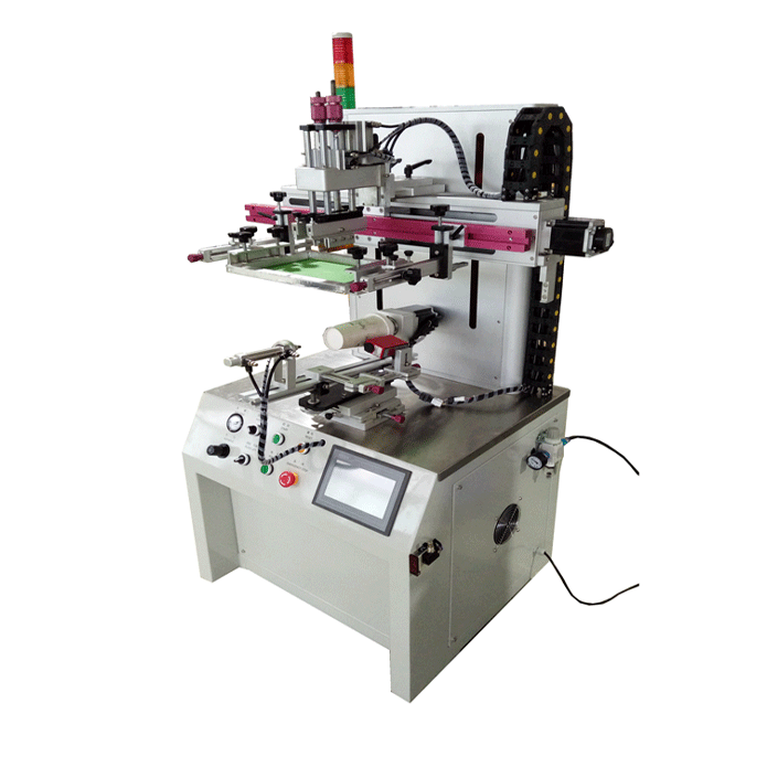 Coffee cups milk tea cups Servo registering Cylinder screen printing machine 4