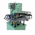 Hot stamping machine with two sets foil collecting device