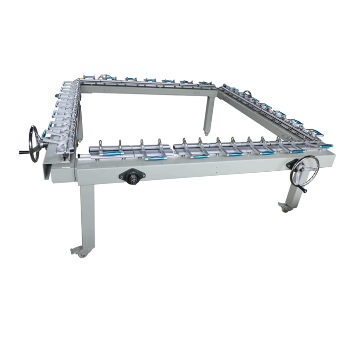  Manual mechanical screen stretching machine 4