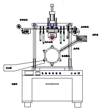 Fishing rod heat transfer machine