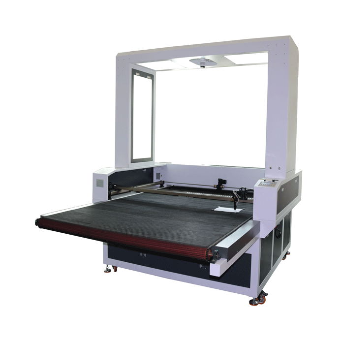 Laser cutting machine for fabric