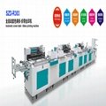 Automatically ribbon Two colors screen printing machine
