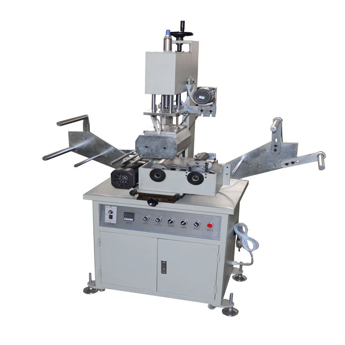 Zipper foil hot stamping machine