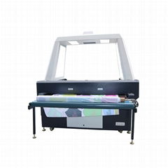 Double head Laser cutting machine for fabric