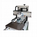 Pneumatic slide-table screen printing machine