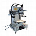 Flat tabletop screen printer with vacuum table