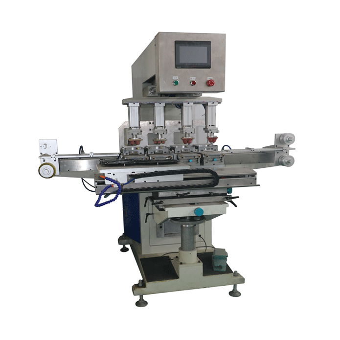 Four colors pad printing machine with servo workbench( SP4-612DCSP) 2