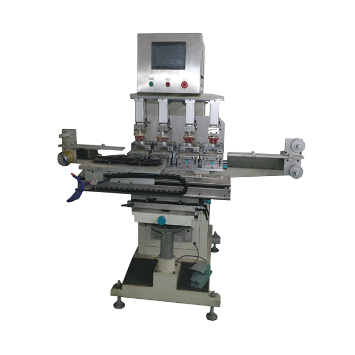 Four colors pad printing machine with servo workbench( SP4-612DCSP) 3