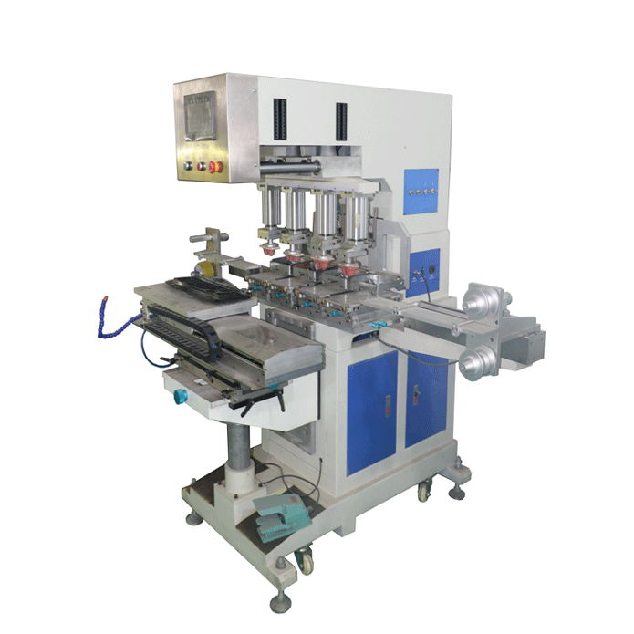 Four colors pad printing machine with servo workbench( SP4-612DCSP) 4