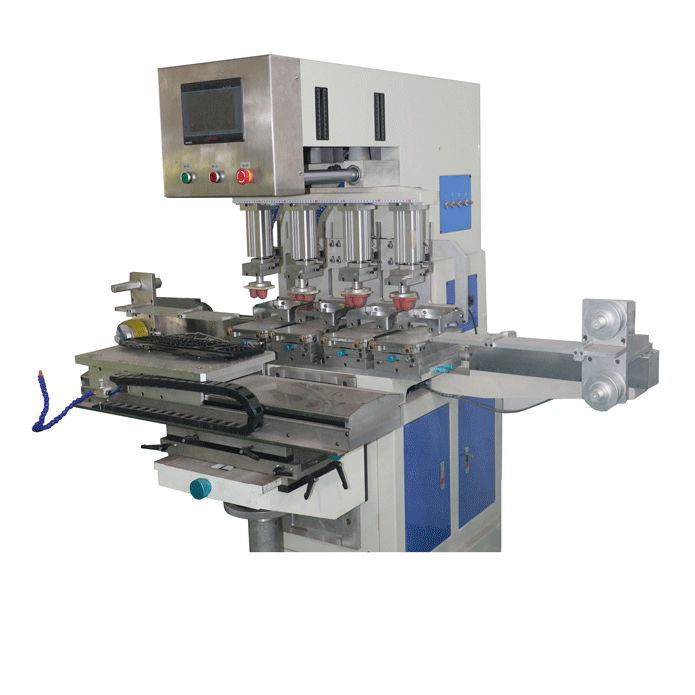 Four colors pad printing machine with servo workbench( SP4-410DCSP)) 3