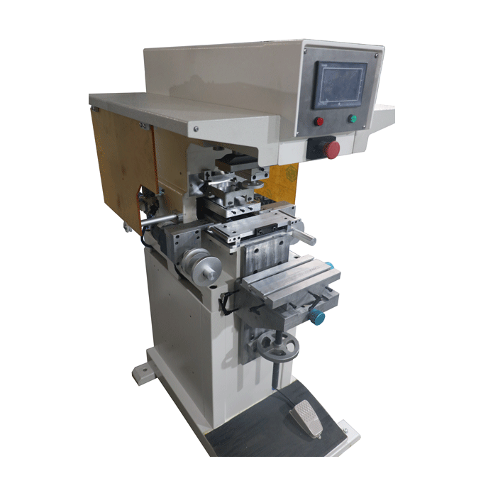 Pad printer with pad-clean device 2