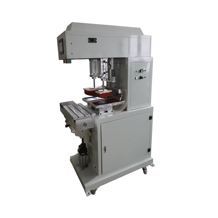 Two colours independent-printing pad printer With shuttle 4