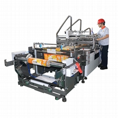 Automatic roll to roll hot stamping machine