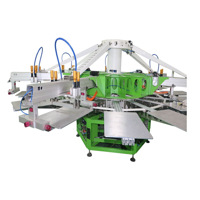 Rotating hot selling octopus Full automatically garment screen printer 5
