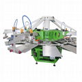 Rotating hot selling octopus Full automatically garment screen printer