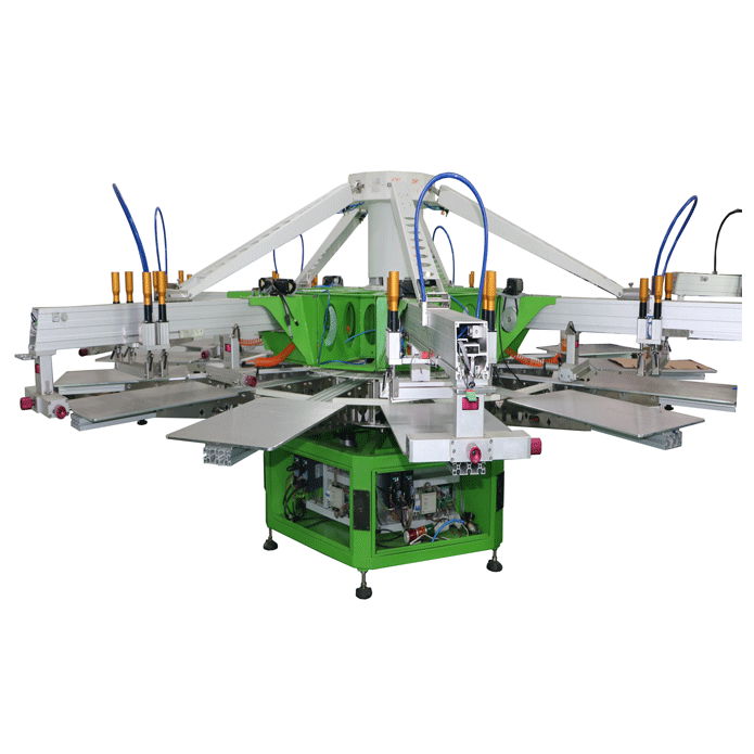 Touch screen Full automatically garment screen printer