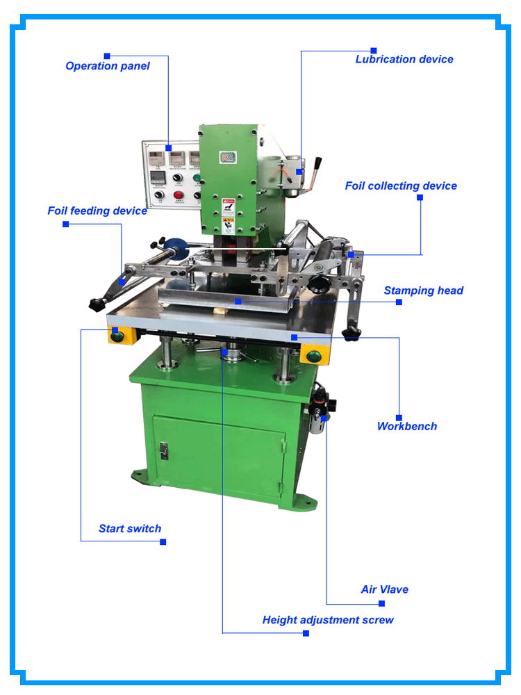 礼品盒气动烫金机(H-TC3040LP) 4
