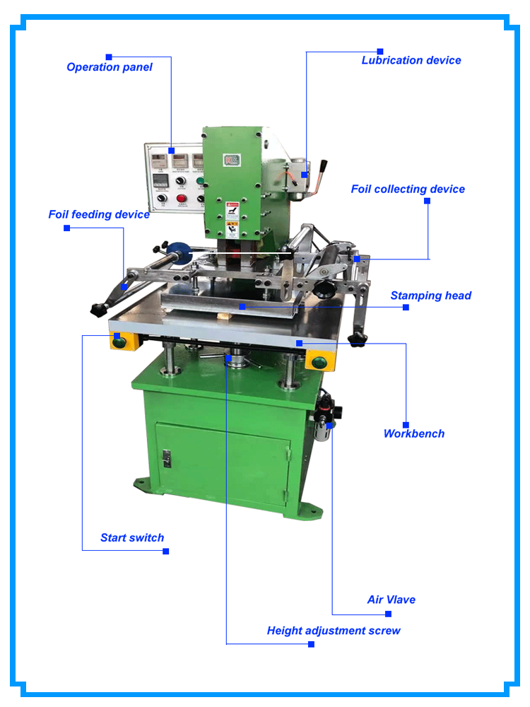 Gift case hot stamping machine(H-TC3040LP) 4