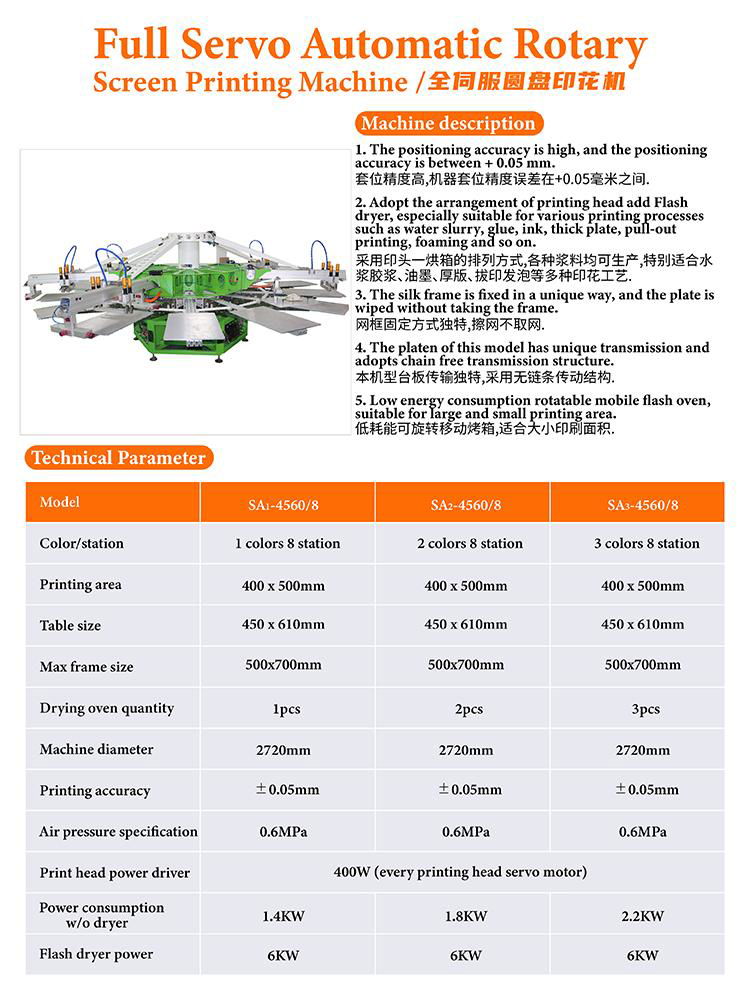 Rotating hot selling octopus Full automatically garment screen printer 2