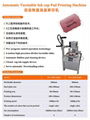 One color pad printing machine with rotating table 4