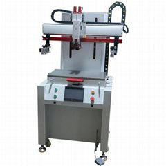 Flat Precision screen printer machine with servo with T-type table