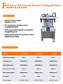  Flat Precision screen printer machine with servo with T-type table