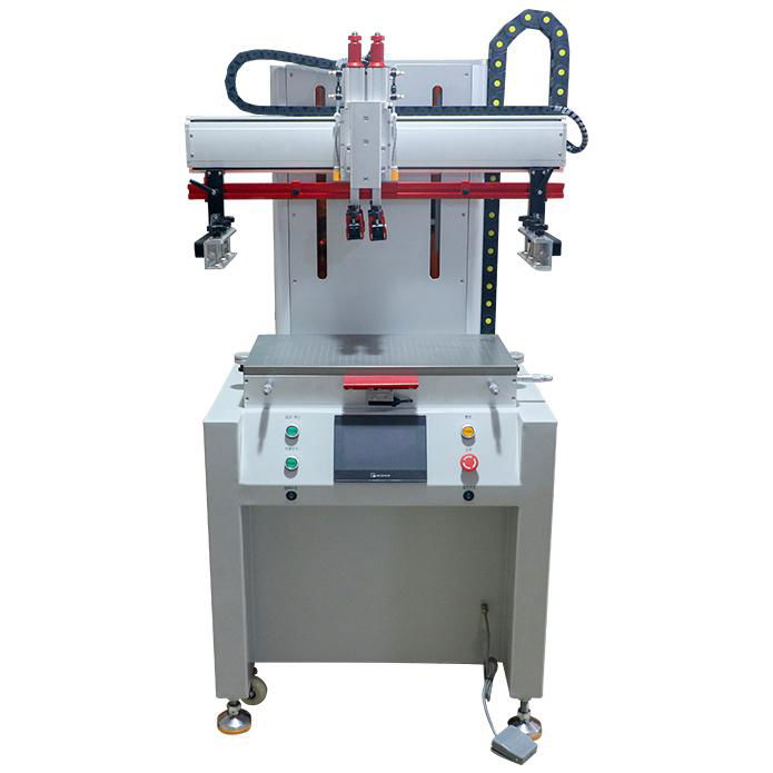  Easy operation Flat Precision screen printer with vacuum table