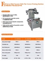 Move workbench screen printing machine