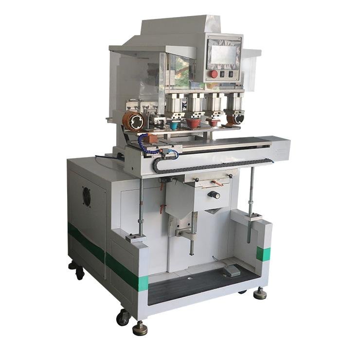 Four colors pad printing machine with servo workbench( P4-410DCSPS) 2