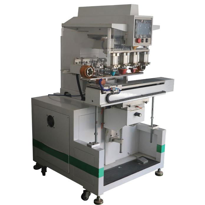 Four colors pad printing machine with servo workbench( P4-410DCSPS) 4
