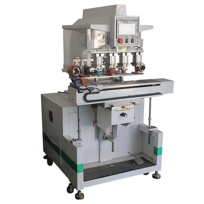 Four colors pad printing machine with servo workbench( P4-612DCSPS) 3