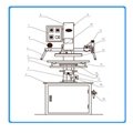 Pneumatic Hot foil stamping machine