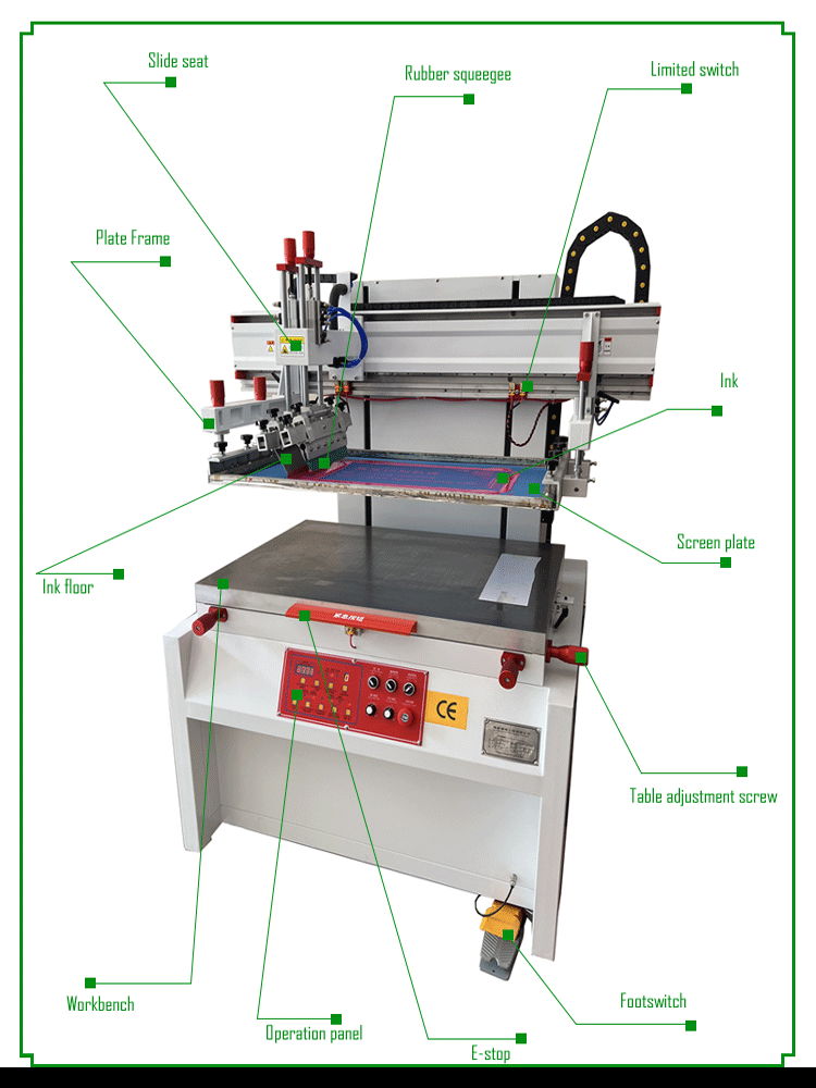 Membrane switch screen printer -PS-80120PV 3