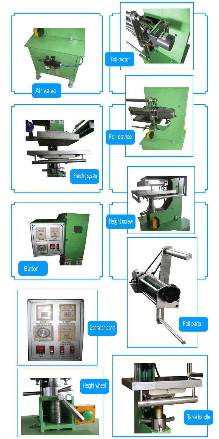  Cost-effective hot selling Paper hot stamping machine(H-TC3025) 3