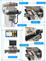 PLC servo-rotating high accurate Sealed cup pad printer