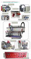 Glass decoration painting screen printer with vacuum table