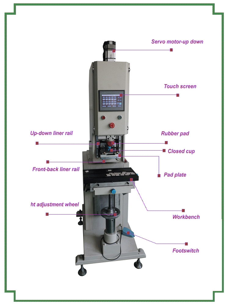 Full servo pad printing machine