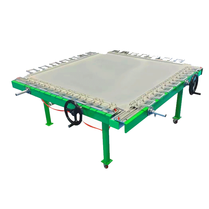 Manual mechanical screen stretching machine 5