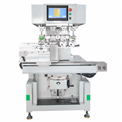 High-end Four colors pad printing machine with servo workbench