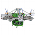 Automatic octopus stencil screen printing machine