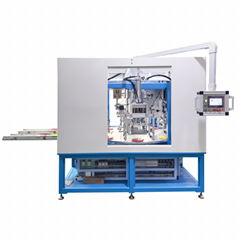 Automatic hot stamping machine for flying disc