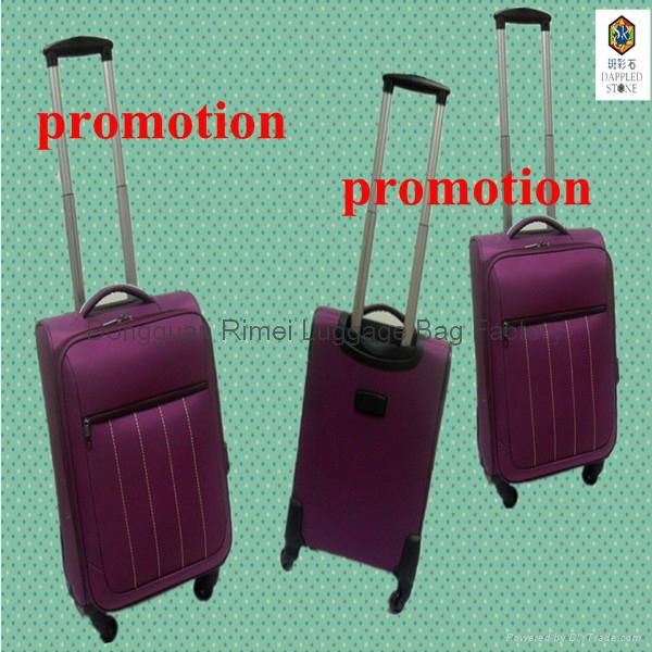 2012 2pcs/set customer satifatory promotion polyester l   age suitcase