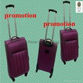 2012 2pcs/set customer satifatory promotion polyester l   age suitcase 1