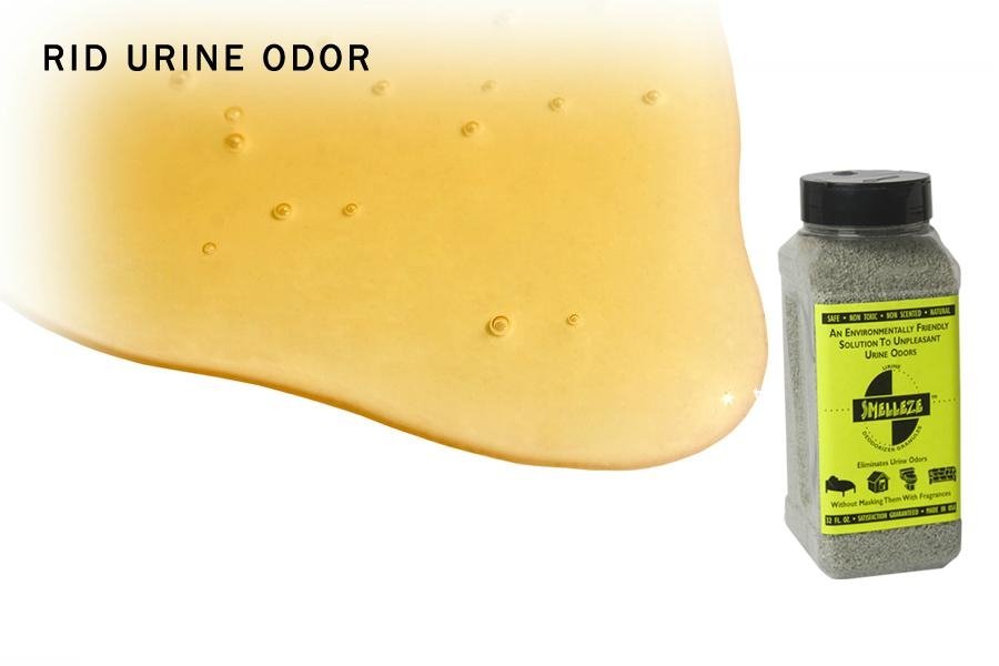 SMELLEZE Urine Smell Removal Deodorizer: 2 lb. Granules Eliminate Odor